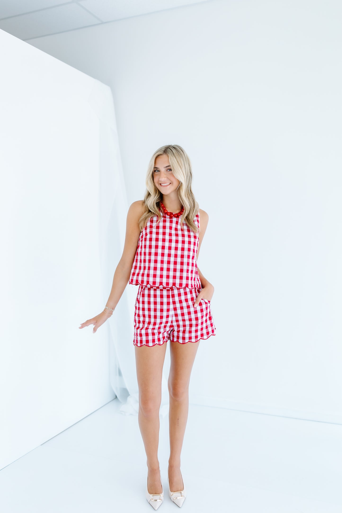 CLASSIC GINGHAM SHORTS SET