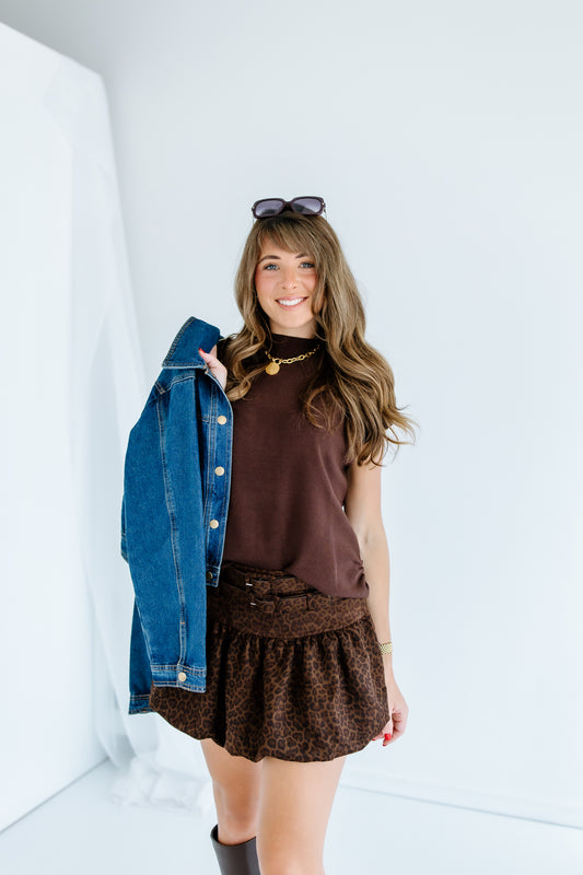 BASIC SWEATER WITH SHIRRING DETAIL