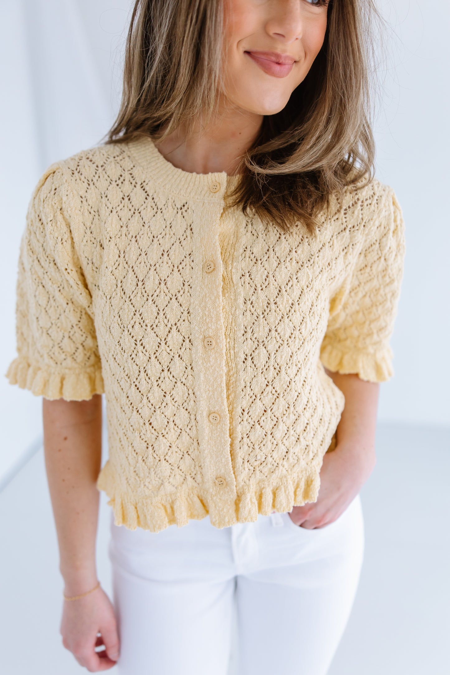KEN BUBBLE KNIT CARDIGAN