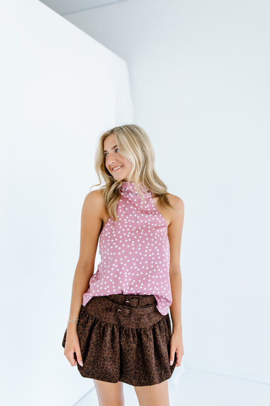 BET WE WOULD POLKA DOT TOP