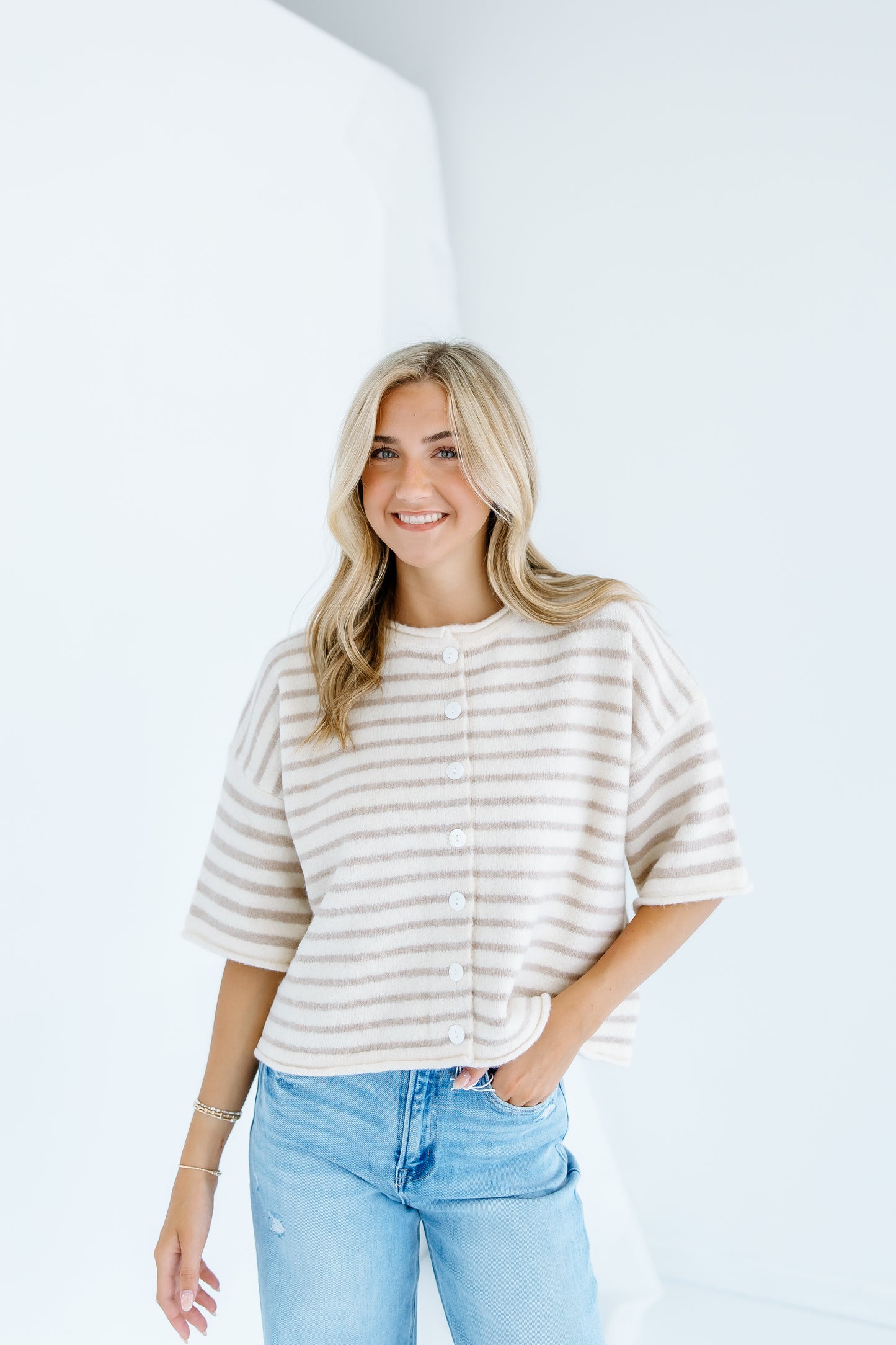 NEED THIS STRIPE SWEATER TOP