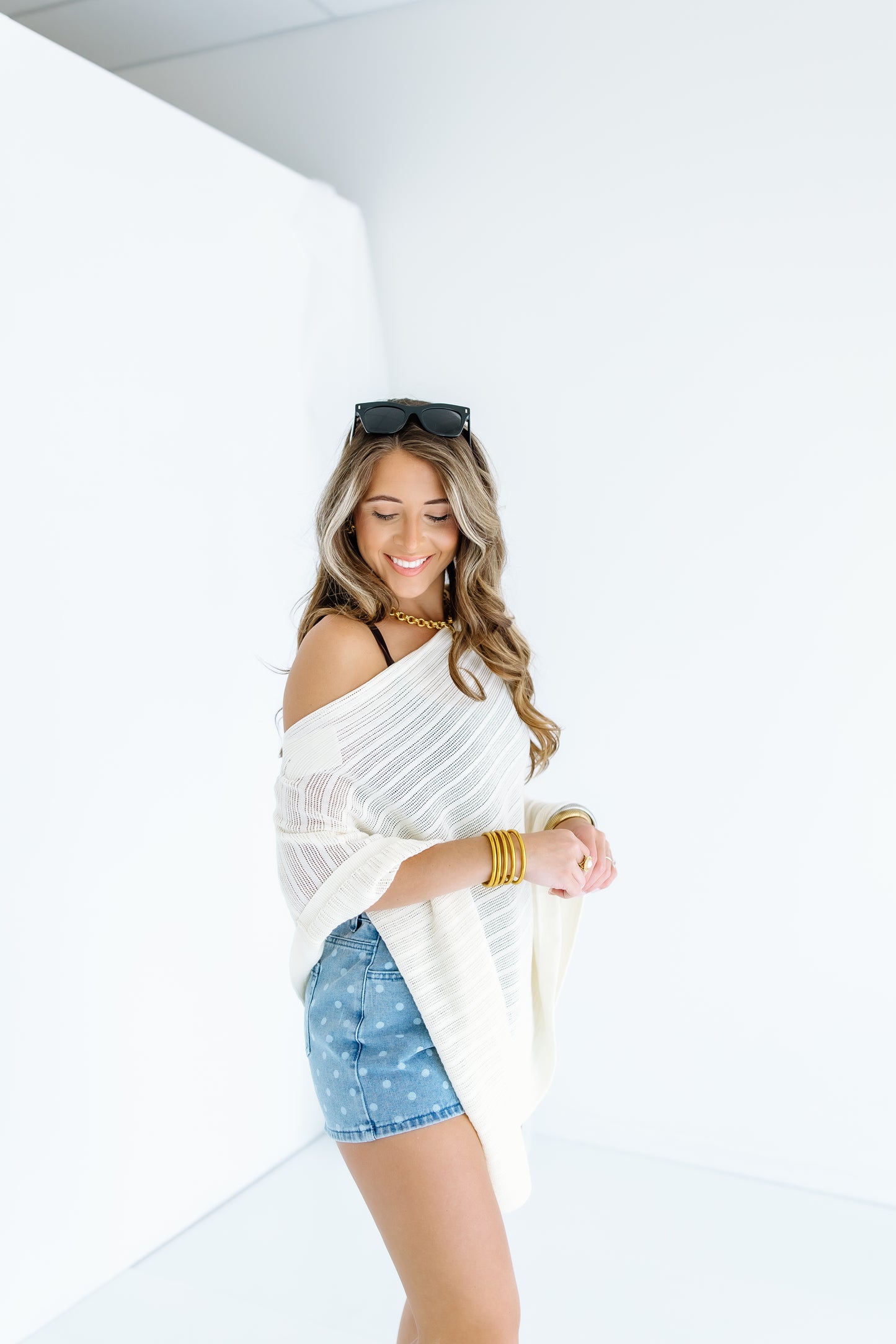 LILIA PONCHO TOP- 2 COLORS