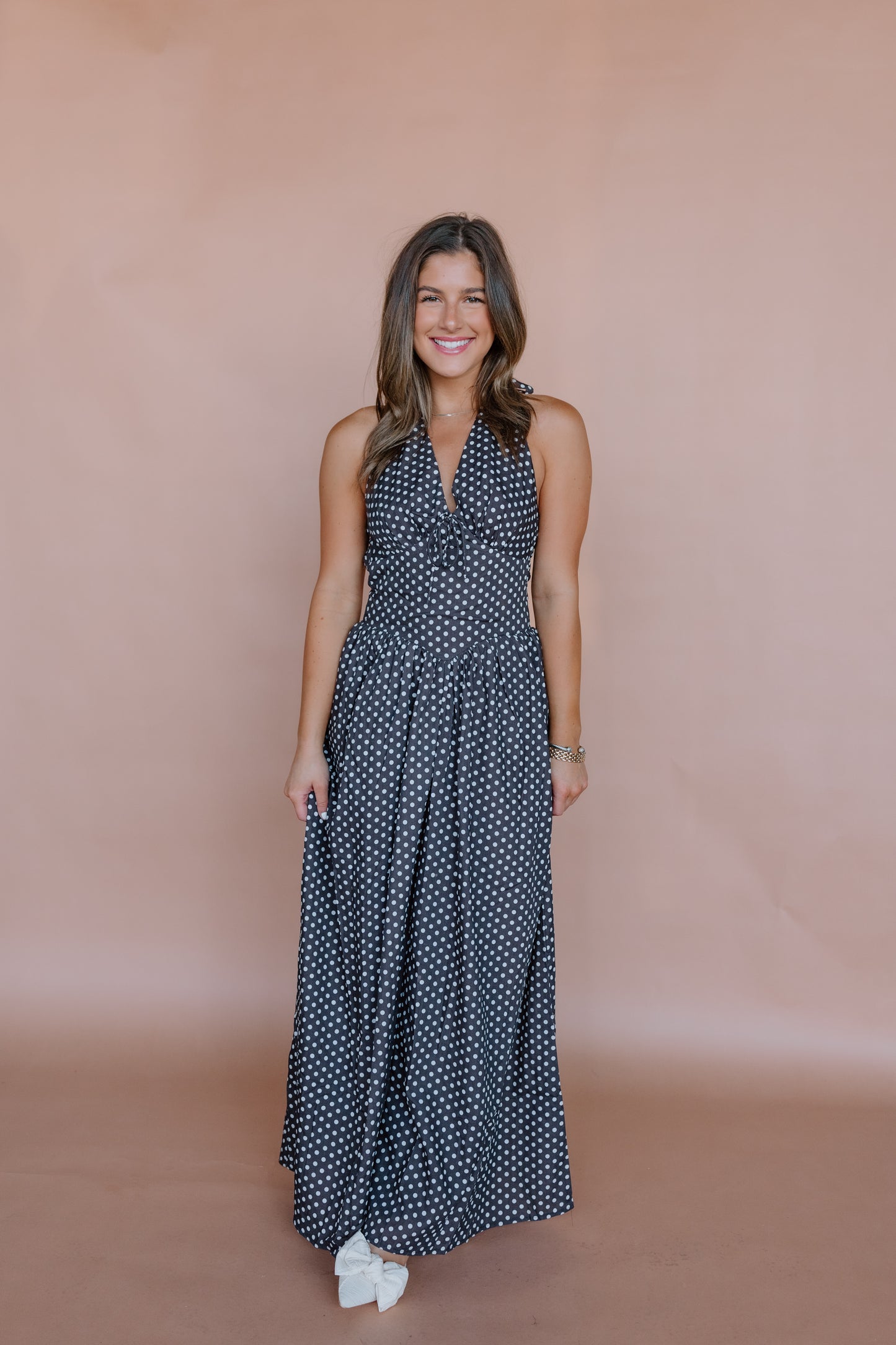 POLKA DOT BREEZE MAXI DRESS