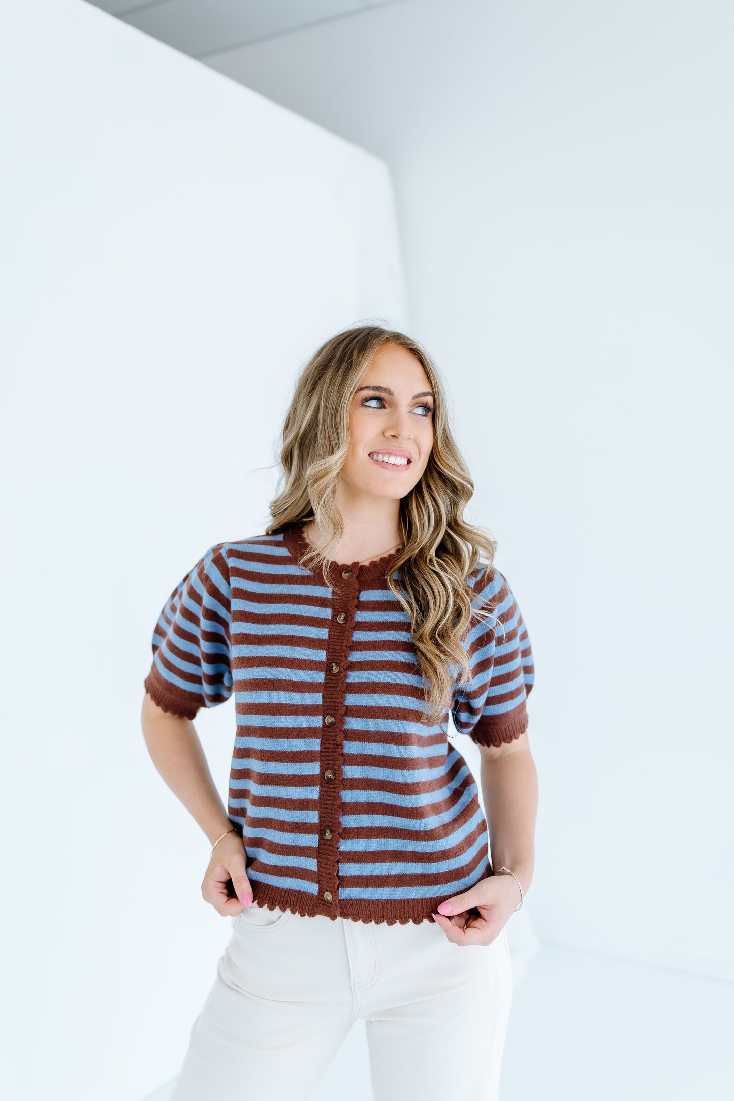 IN THE EVENING STRIPE SWEATER