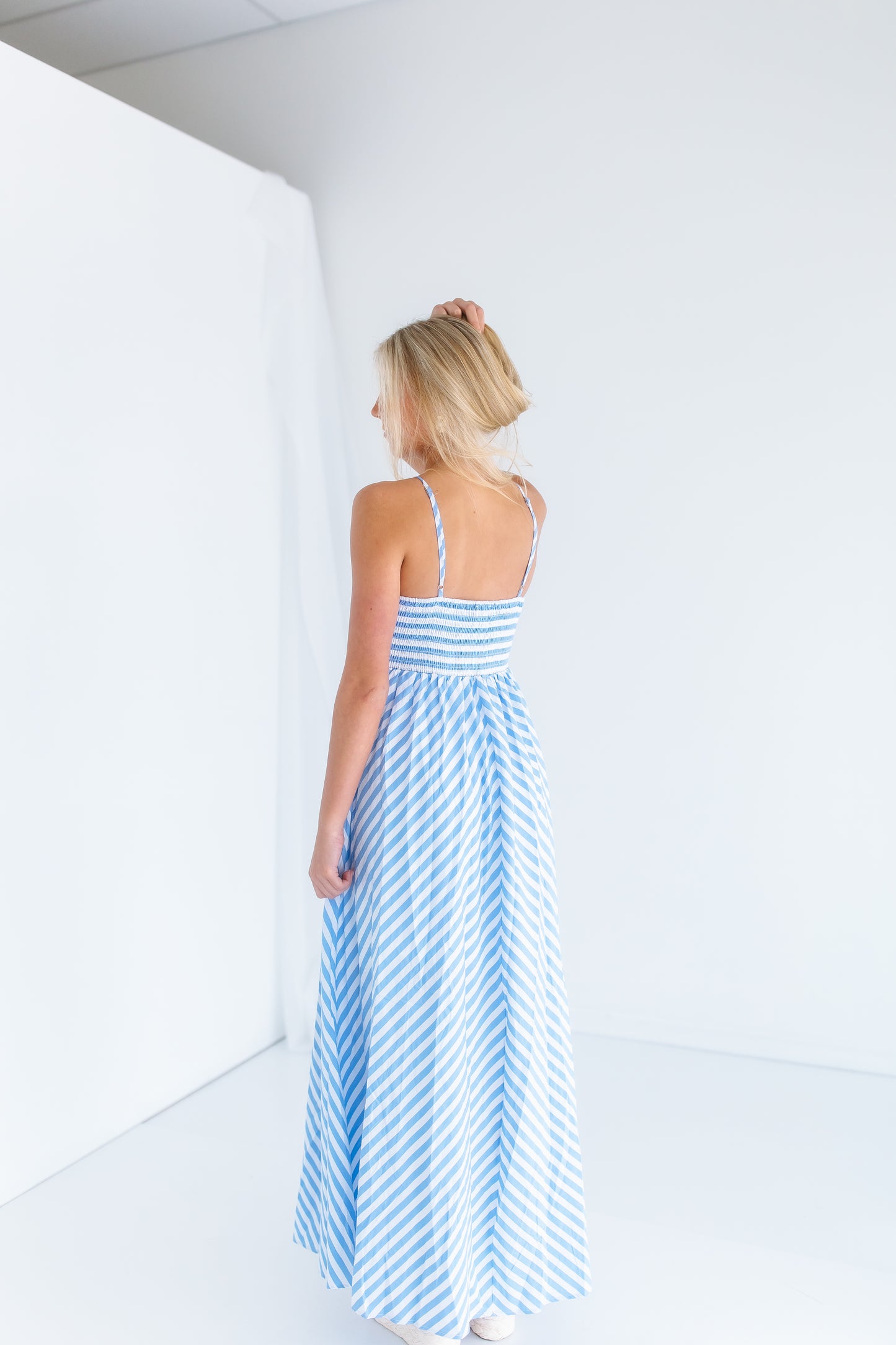 PUSH THROUGH MAXI DRESS