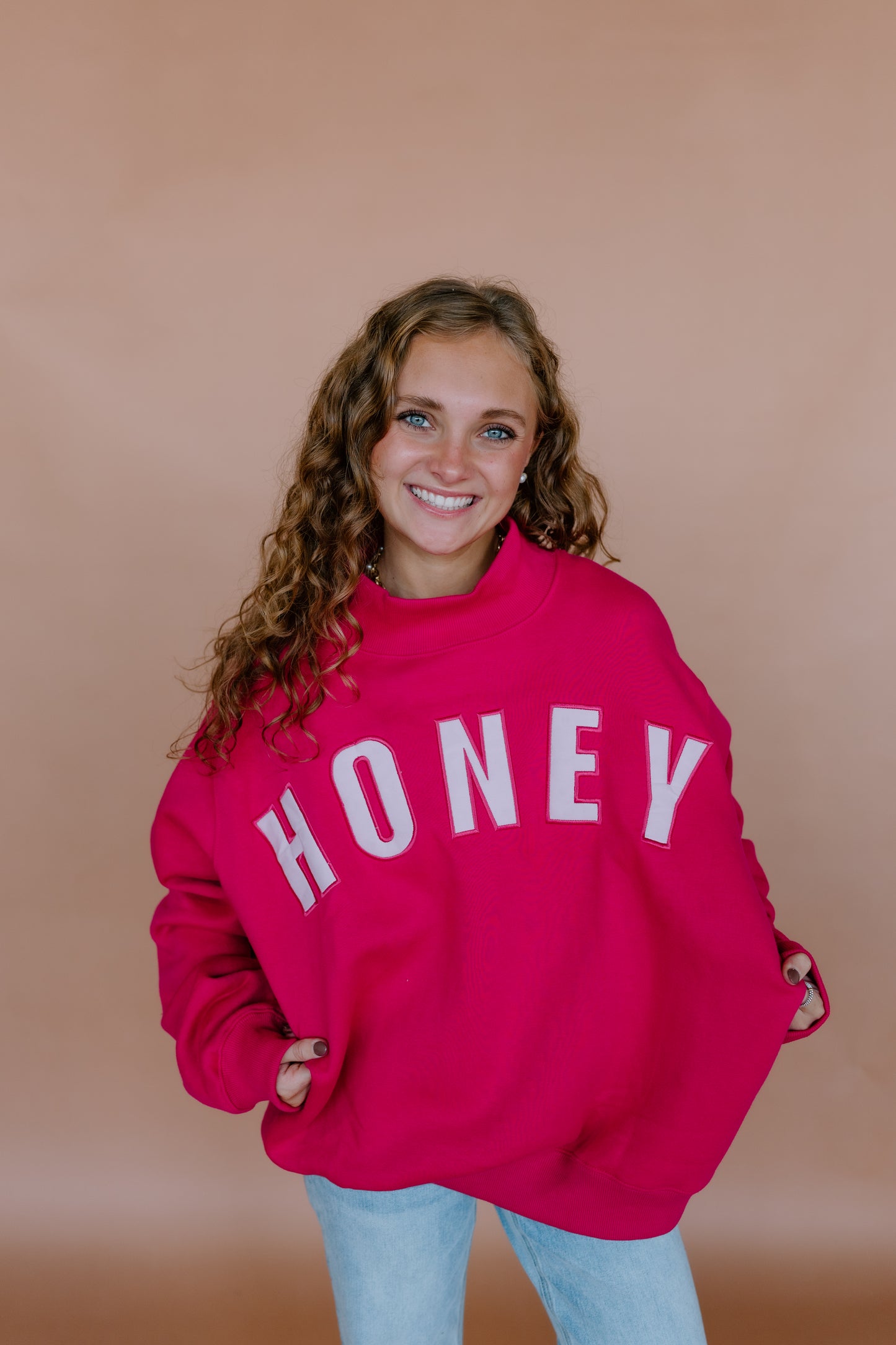 OG HONEY MOCK NECK SWEATSHIRTS