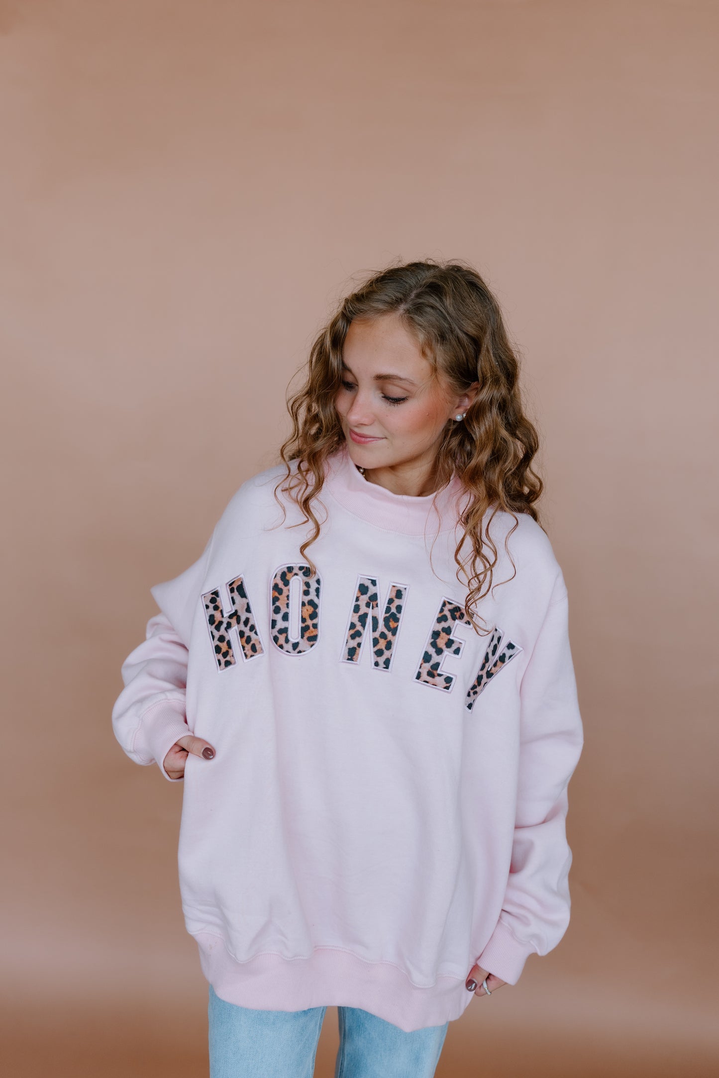 OG HONEY MOCK NECK SWEATSHIRTS