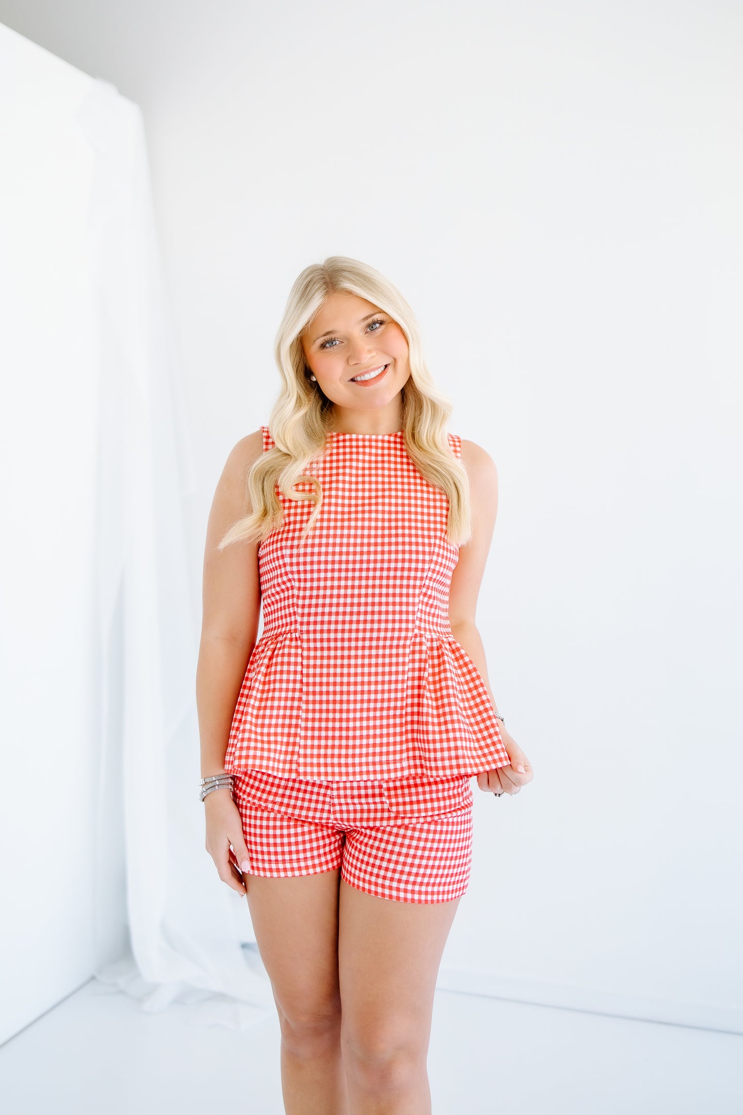 FLIRTY AND FUN GINGHAM SET