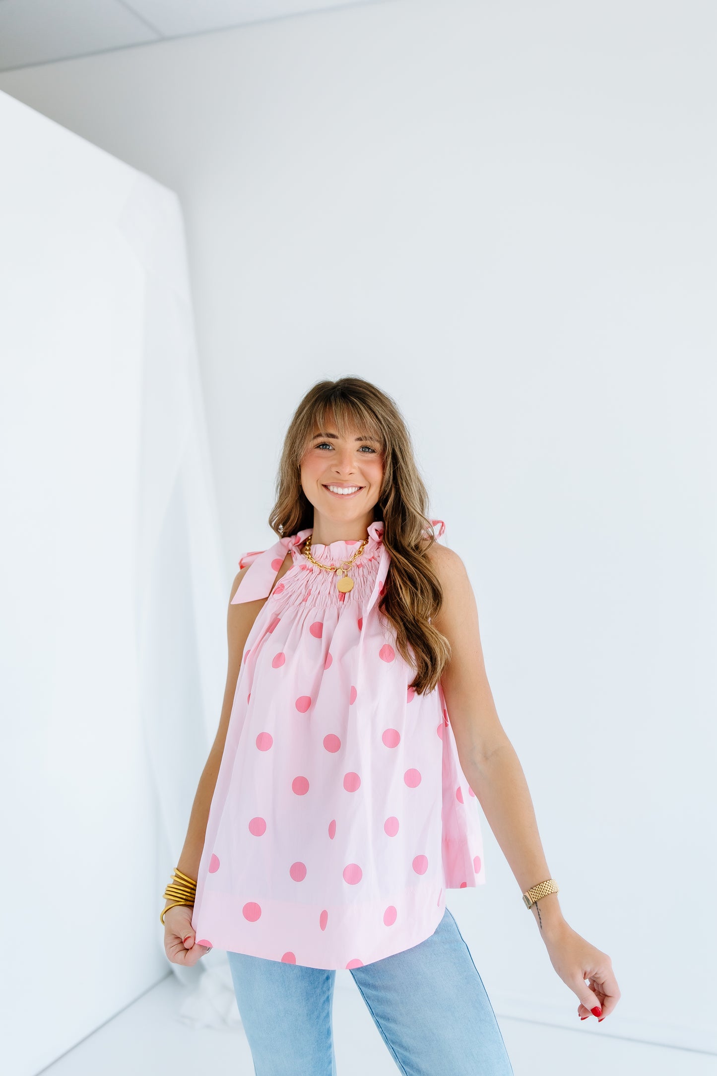 OVER THAT POLKA DOT TOP