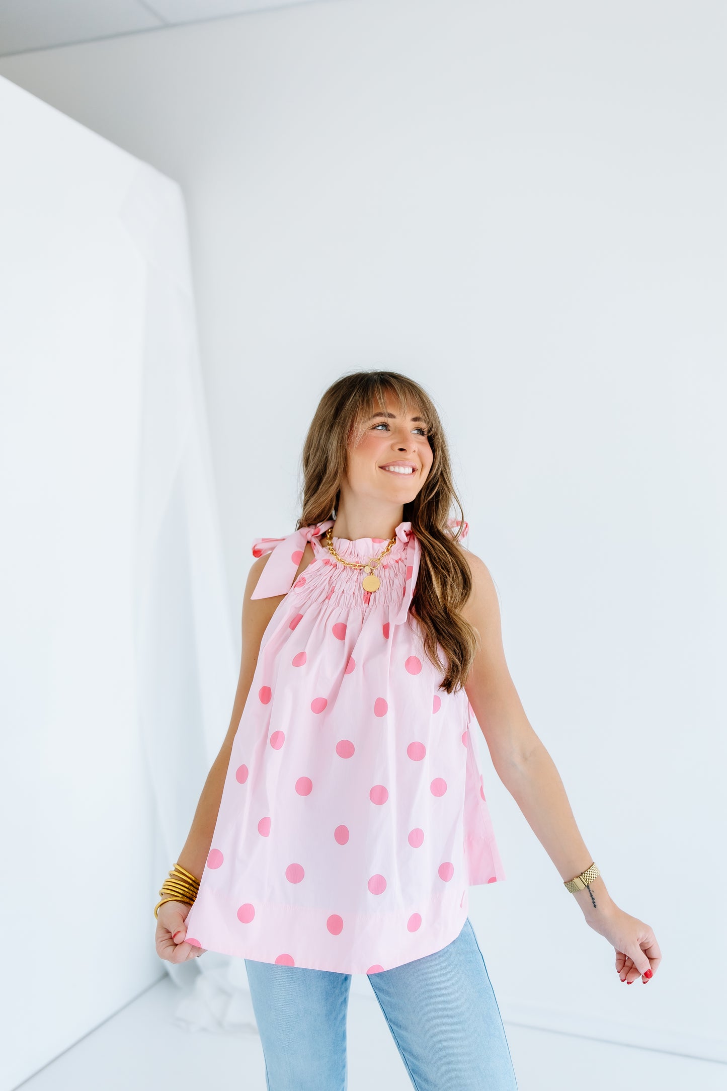 OVER THAT POLKA DOT TOP