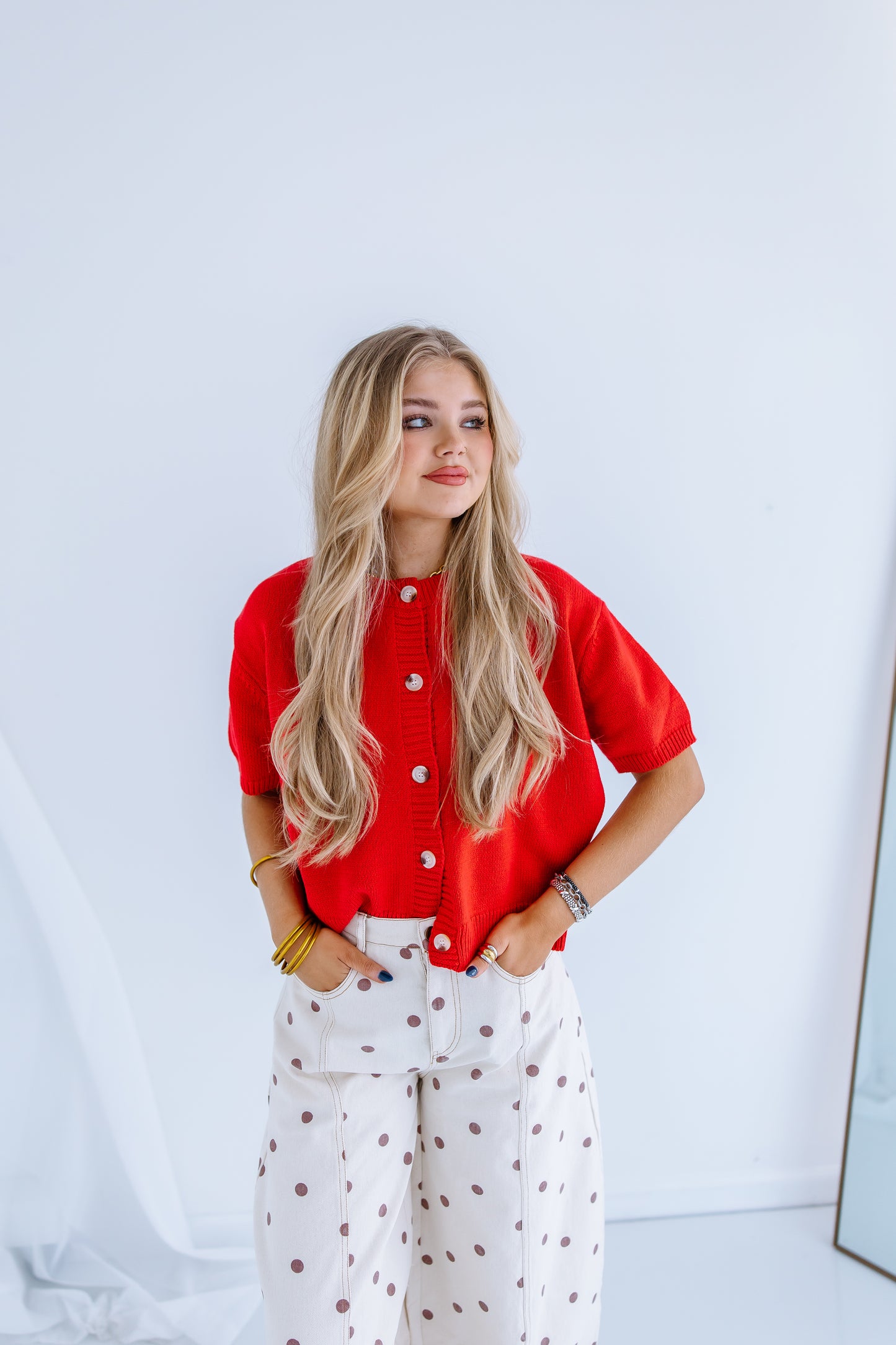 KNEW YOU BUTTON DOWN CARDIGAN