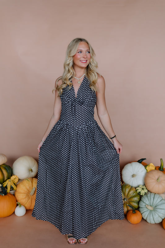 POLKA DOT BREEZE MAXI DRESS