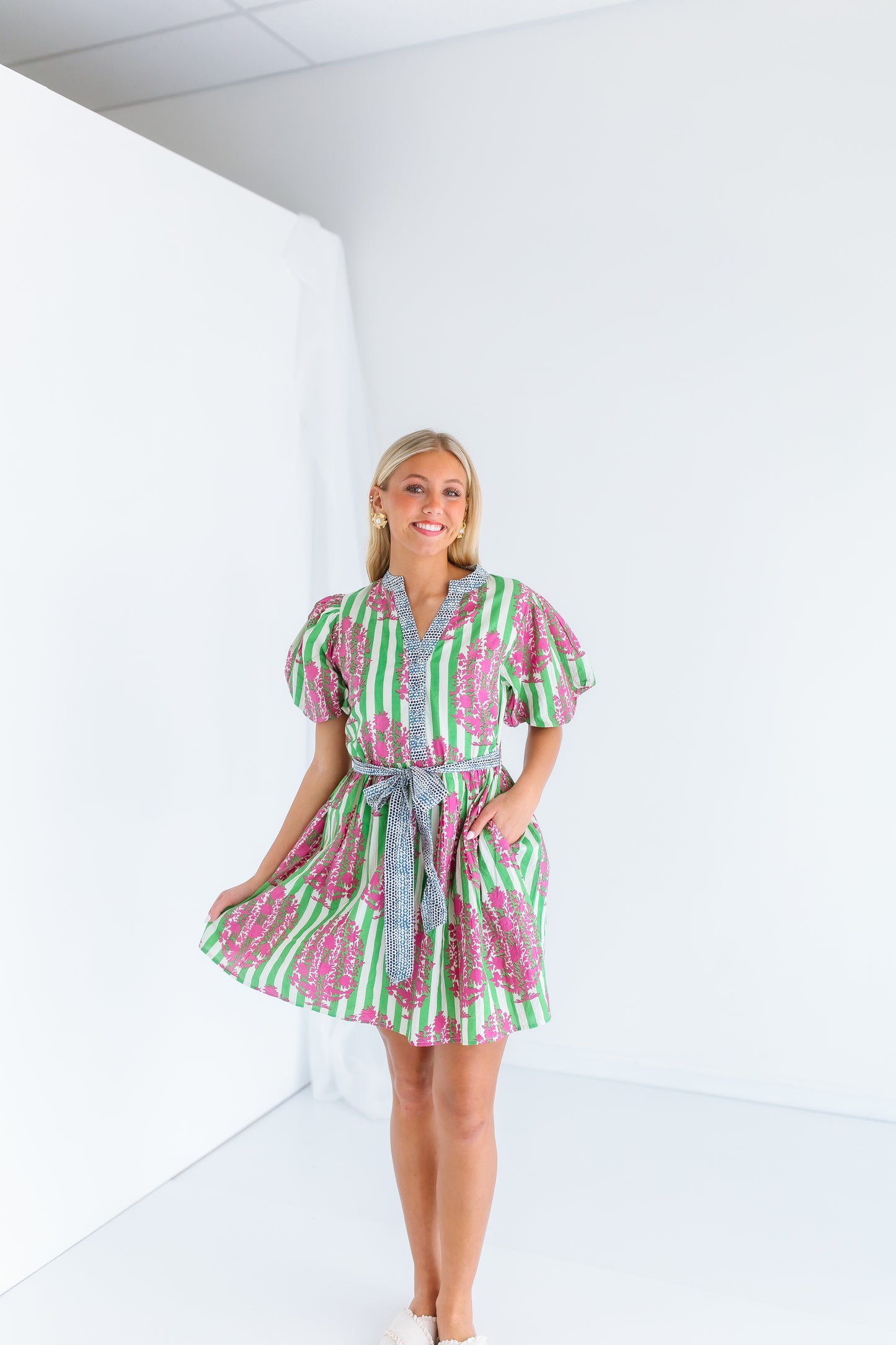 LOVE SONG FLORAL MINI DRESS