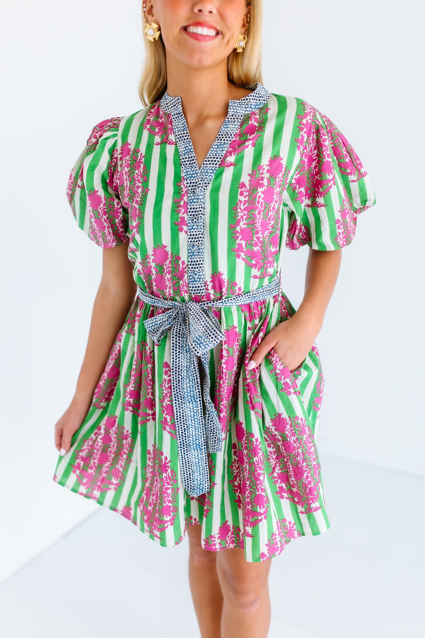 LOVE SONG FLORAL MINI DRESS