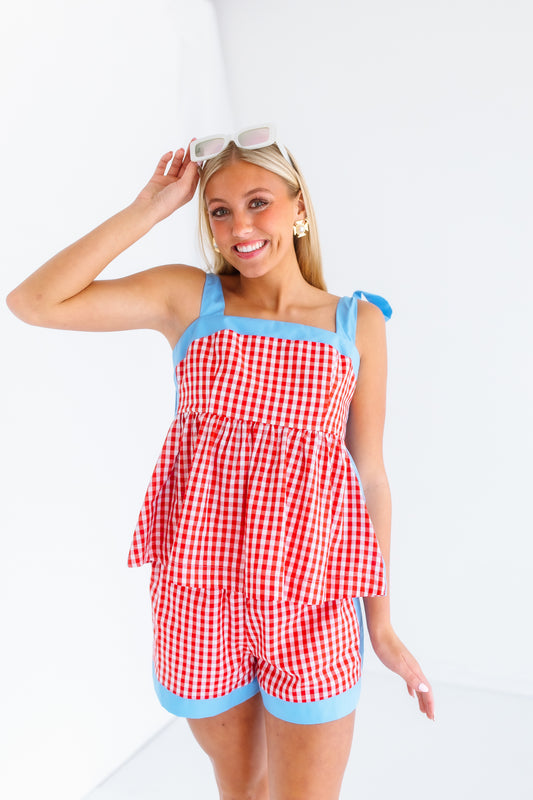 SO AMERICA TIE TOP SET
