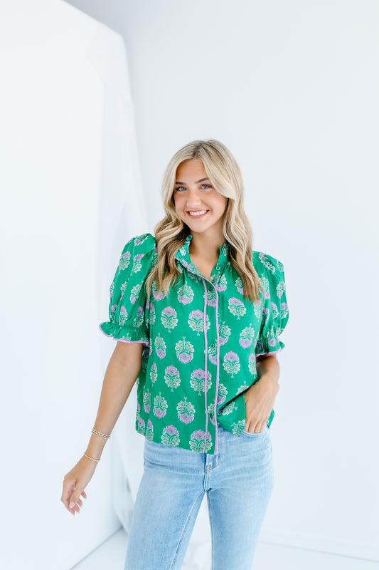 ALL IN FLORAL TOP