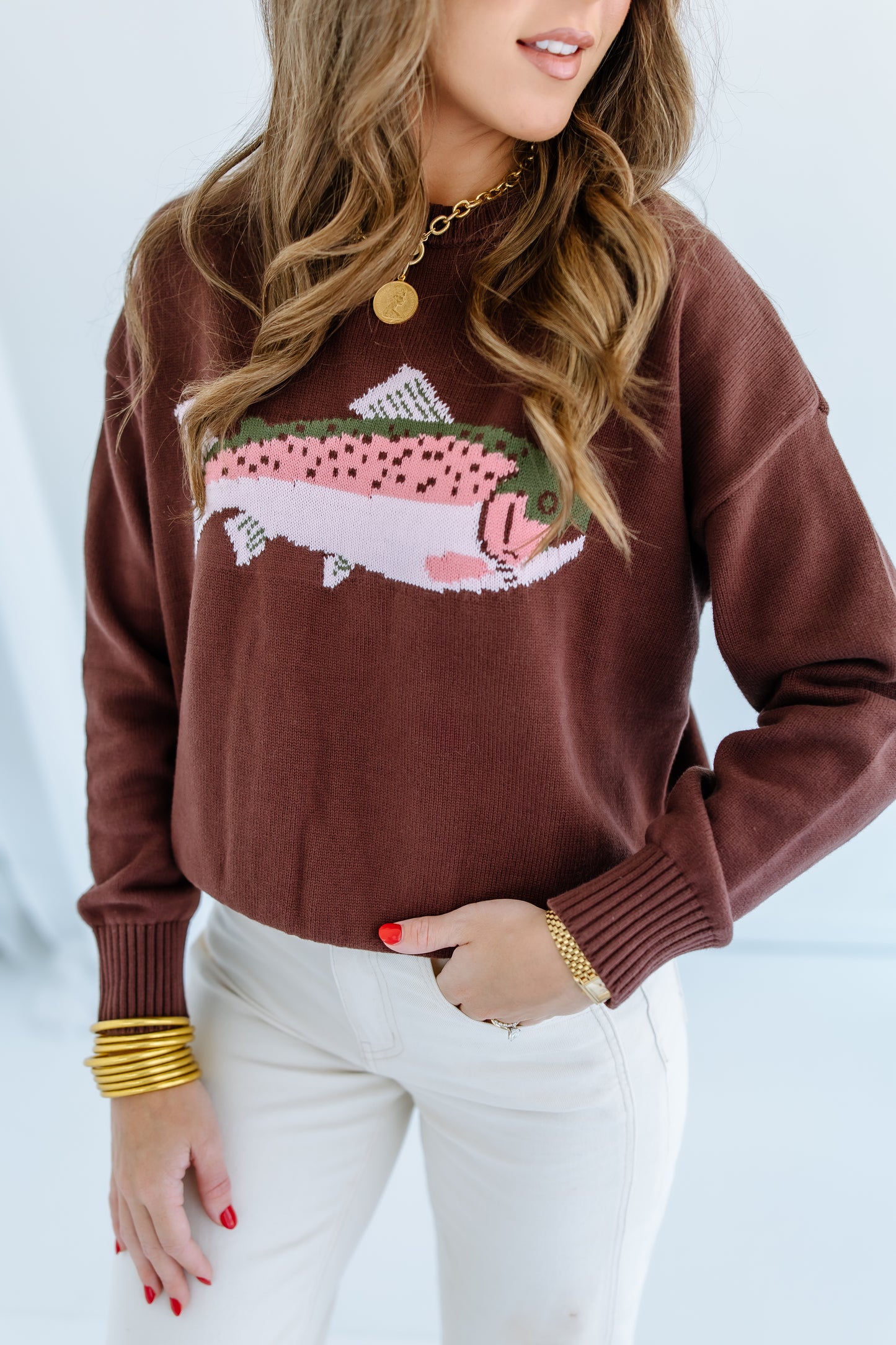 ONE LITTLE FISH SWEATER TOP