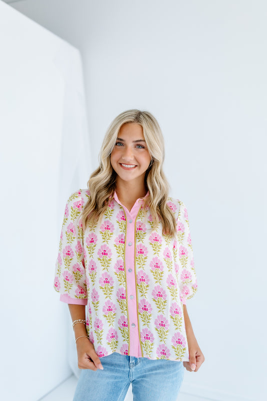 HAVE TO DO IT FLORAL TOP