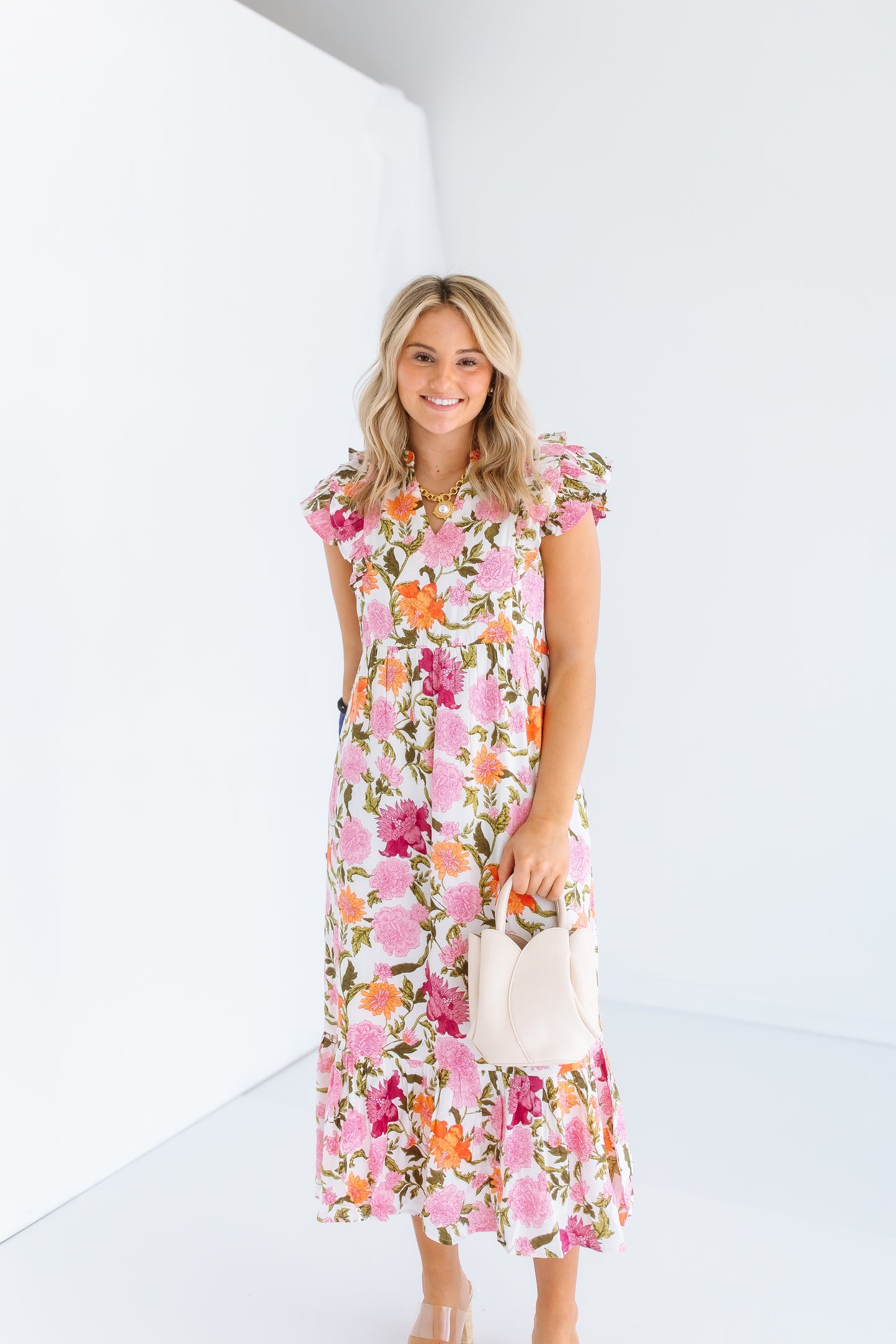 NOT WORRIED ABOUT TOMORROW MIDI DRESS