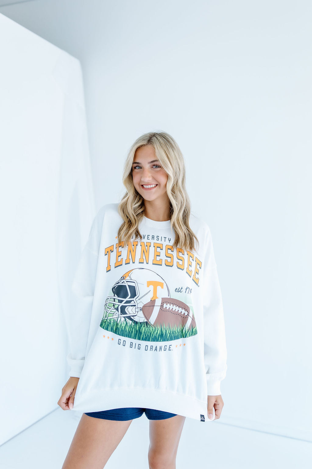 Tennessee Malone Multimedia OS Fleece Crew