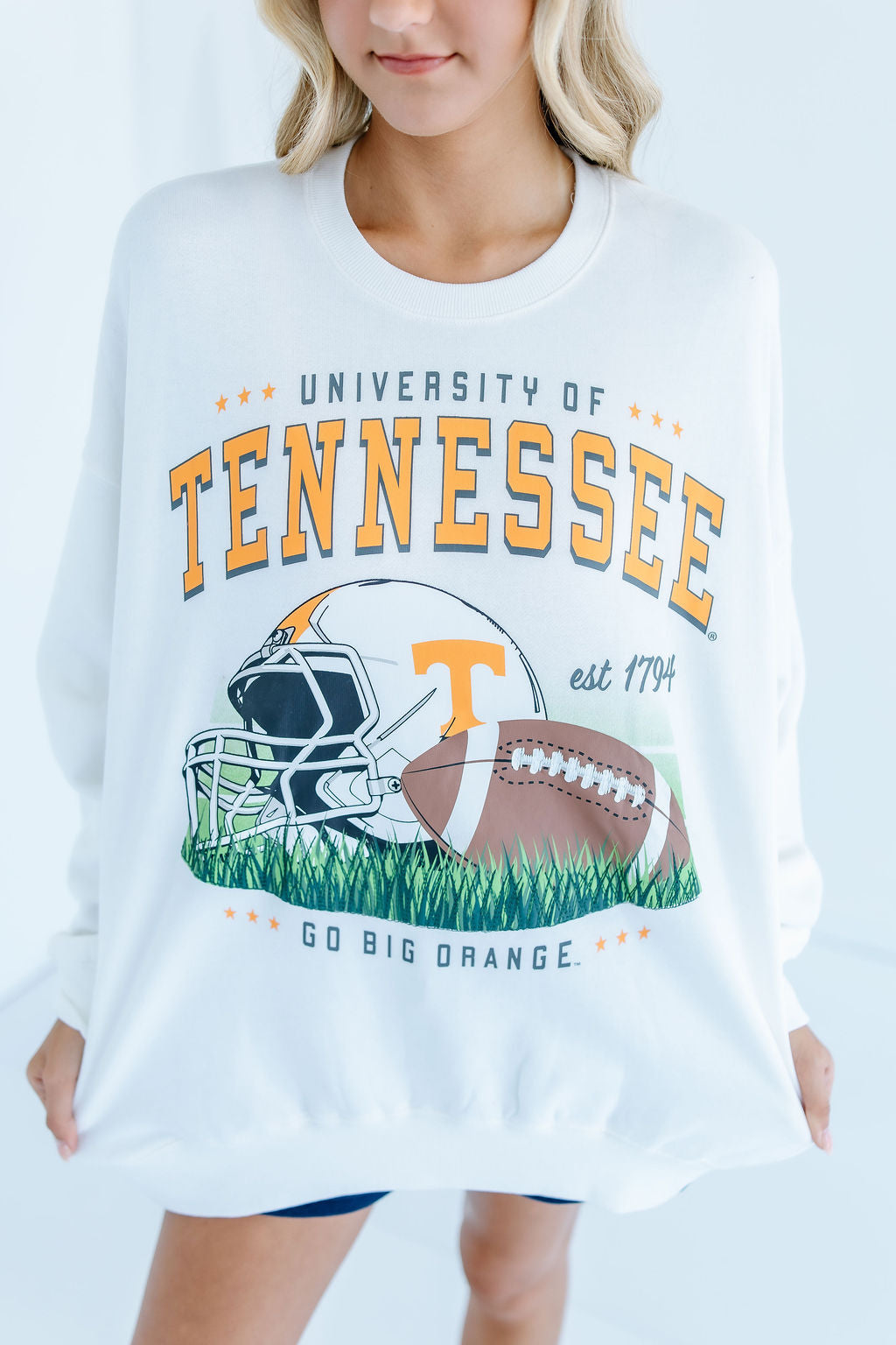 Tennessee Malone Multimedia OS Fleece Crew