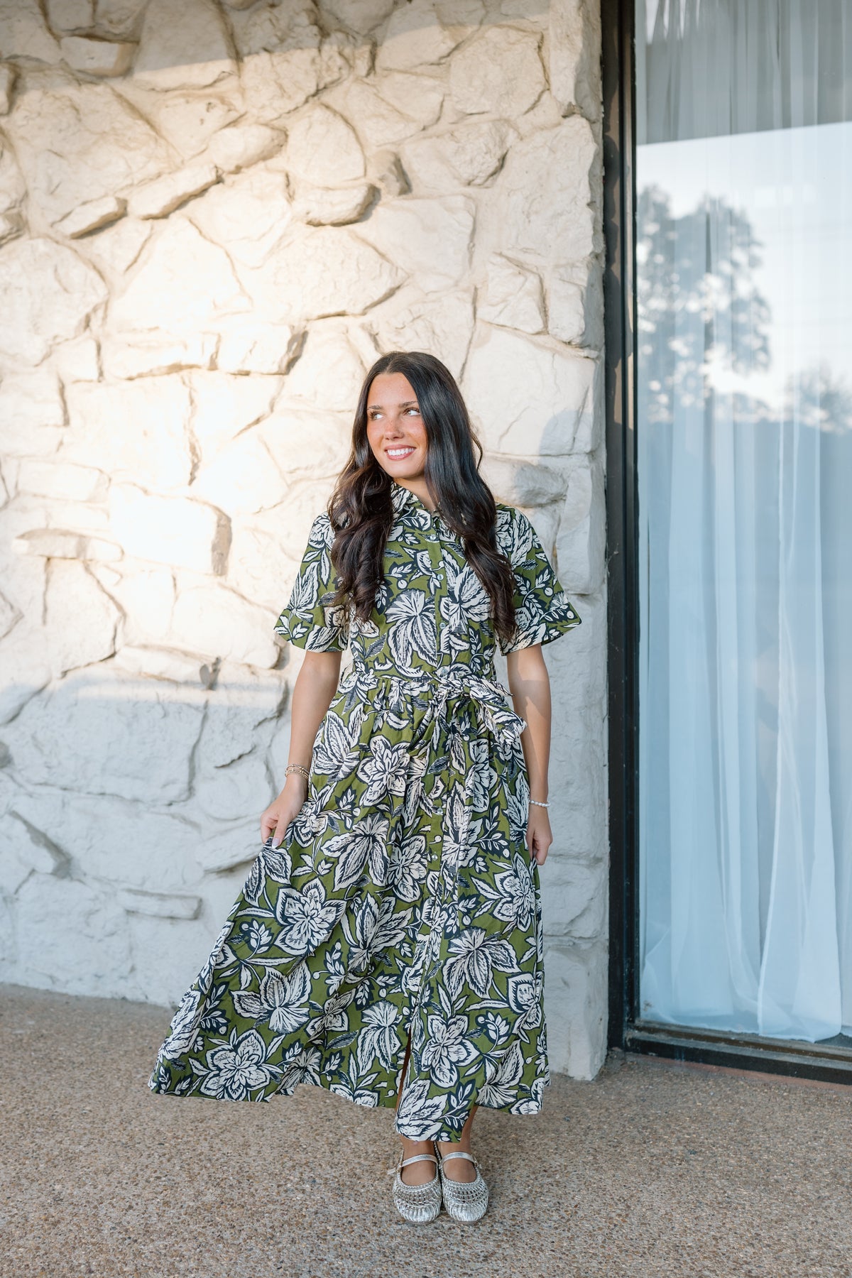 SIMILAR FEELING MIDI DRESS