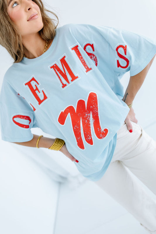 Ole Miss Southern Split OS Band Tee