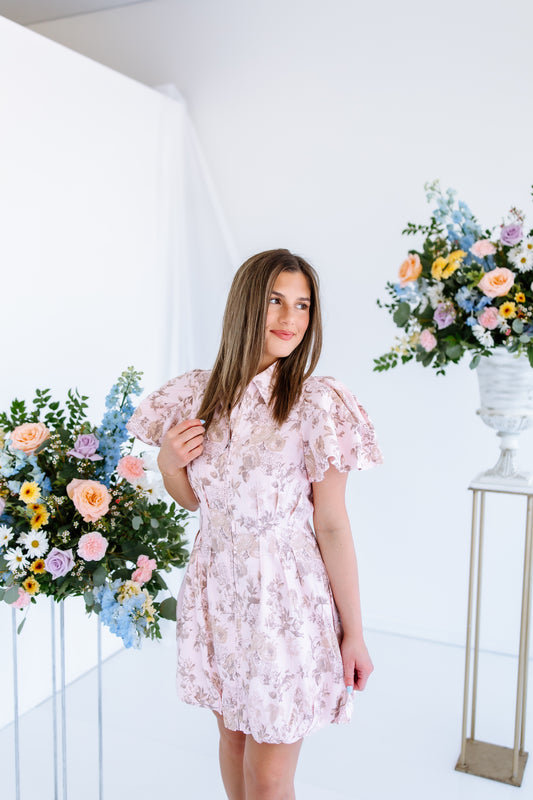 DELANEY BUBBLE MINI DRESS