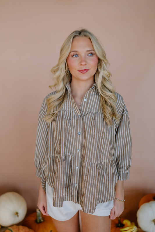 GOOD THING WE LOVE STRIPES TOP