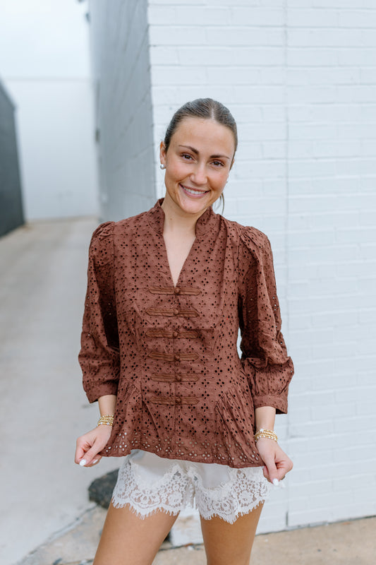 SKIPPING THROUGH THE FIELDS BLOUSE TOP