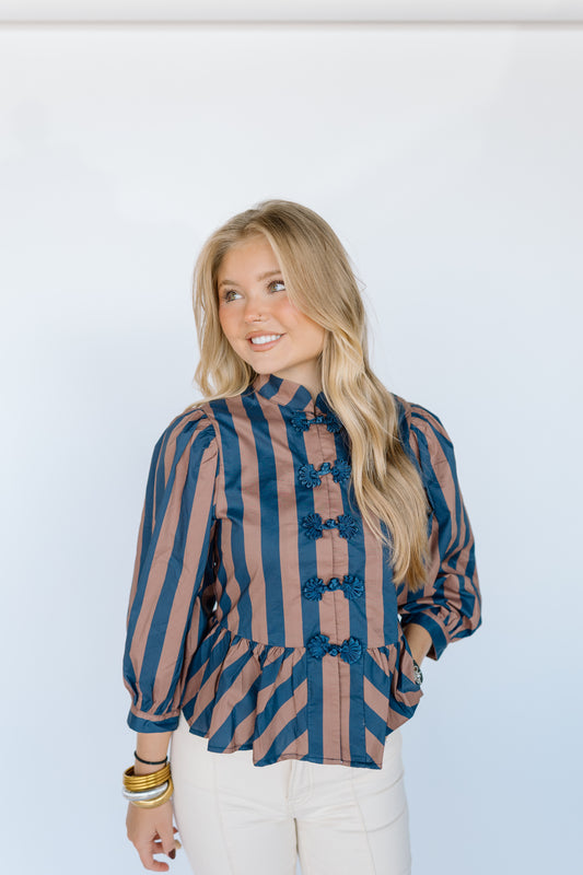 FANCY NACY STRIPE TOP