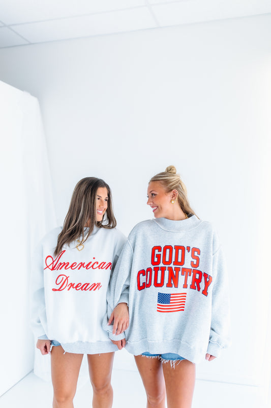 GODS COUNTRY REVERSIBLE MOCK NECK