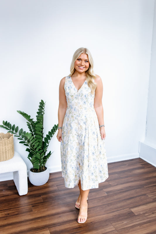 LEMON DROP MIDI DRESS