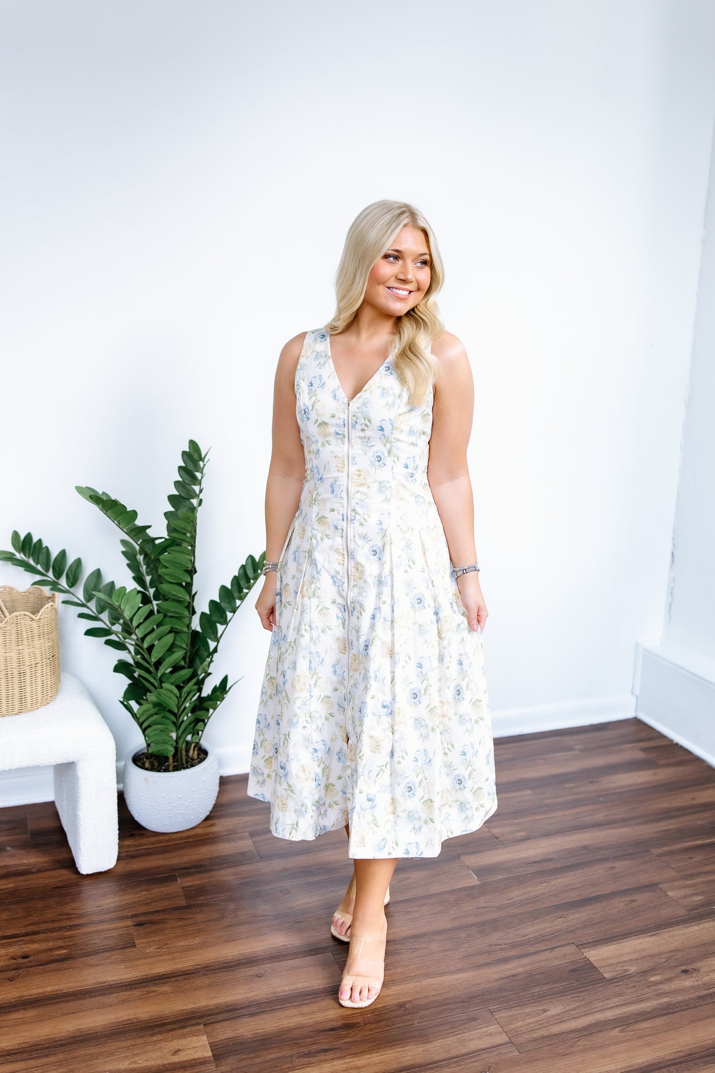 LEMON DROP MIDI DRESS