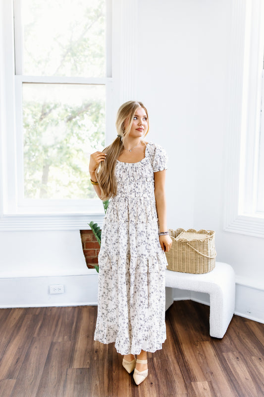 CARA TIERED MAXI DRESS