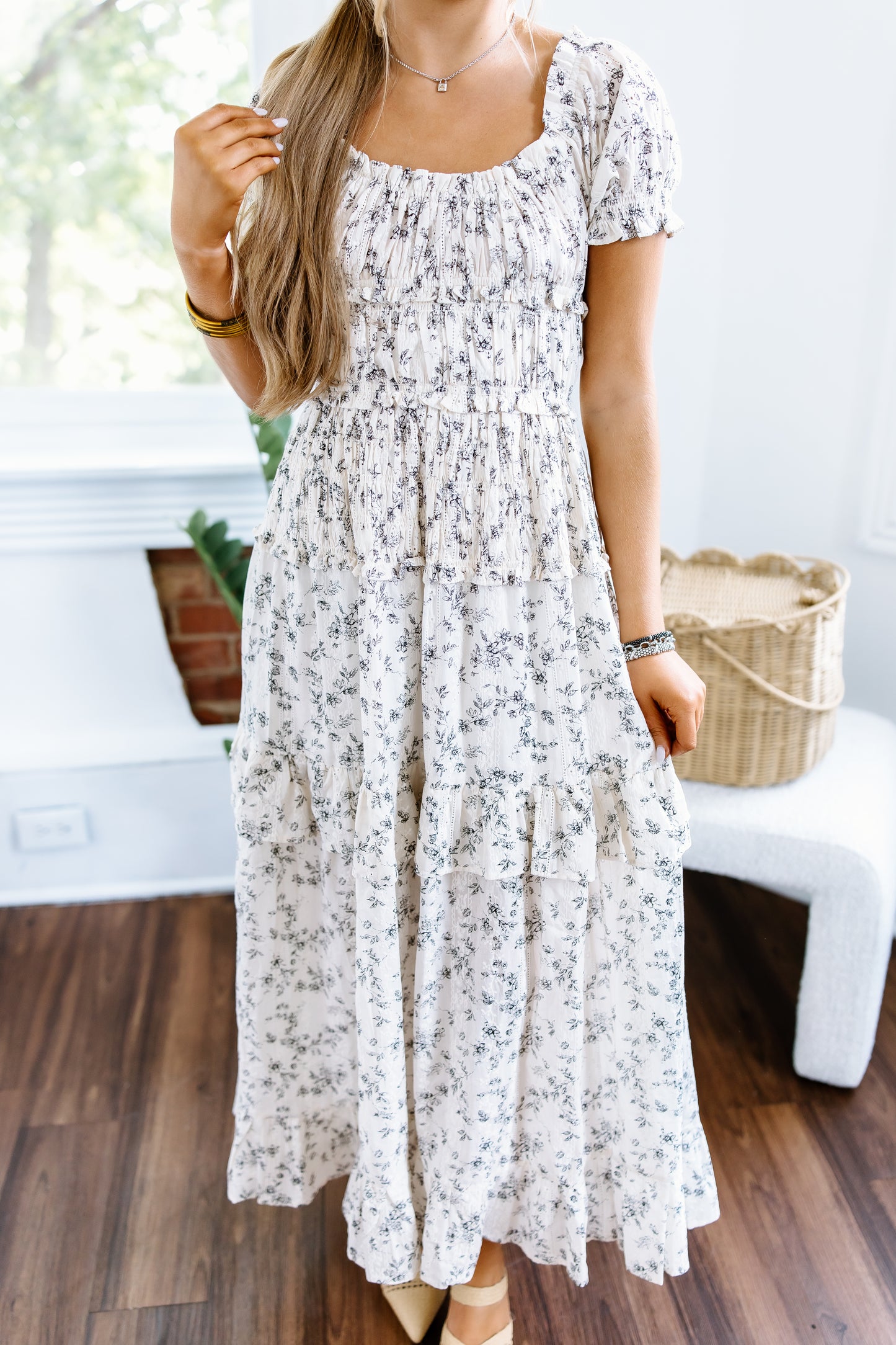CARA TIERED MAXI DRESS