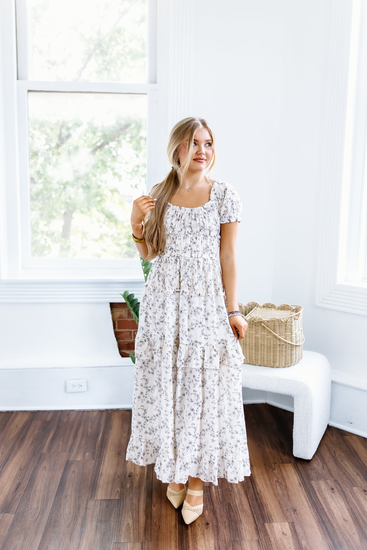 CARA TIERED MAXI DRESS