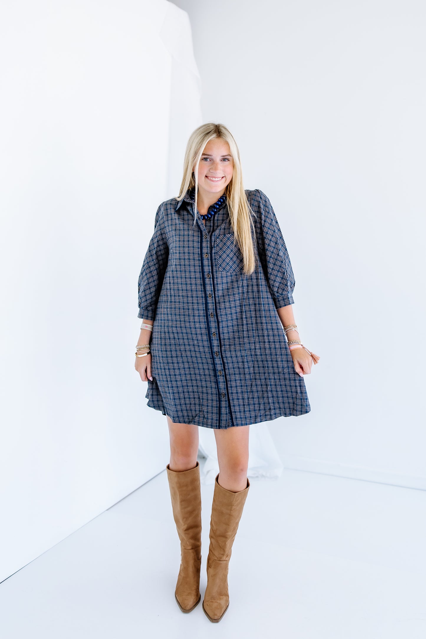 FALL PICNIC MINI DRESS