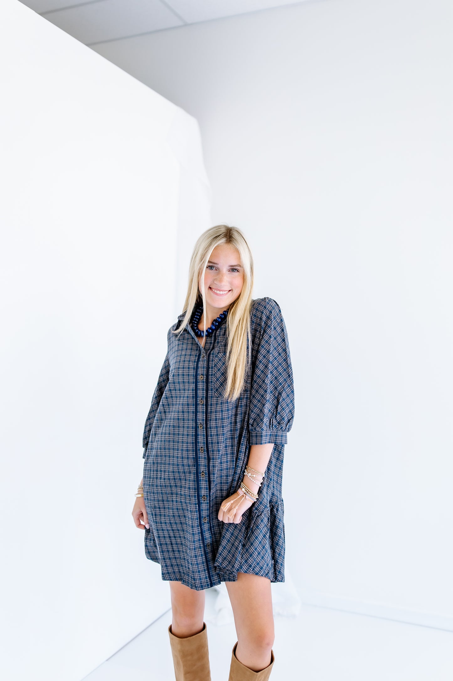 FALL PICNIC MINI DRESS