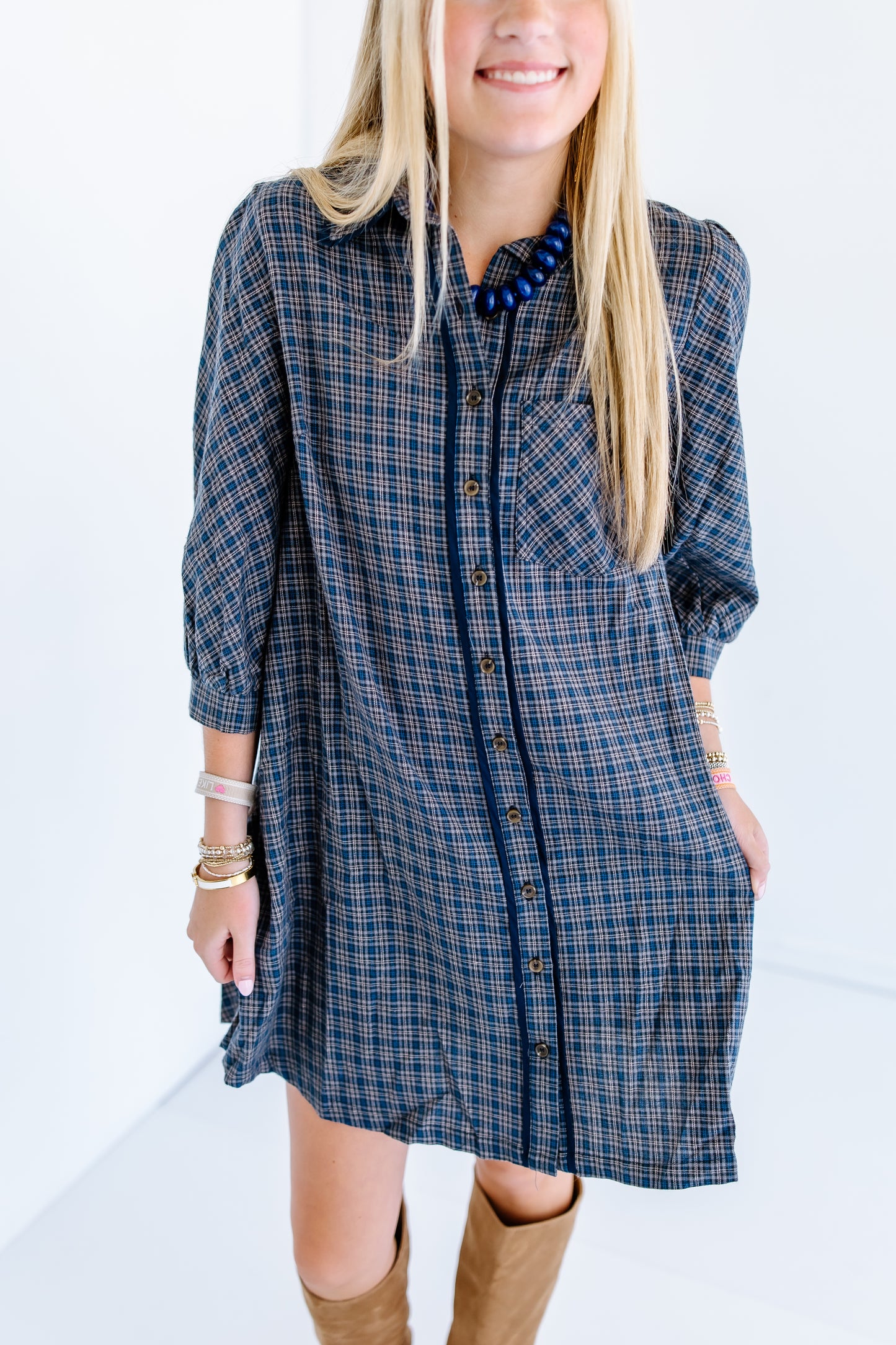 FALL PICNIC MINI DRESS