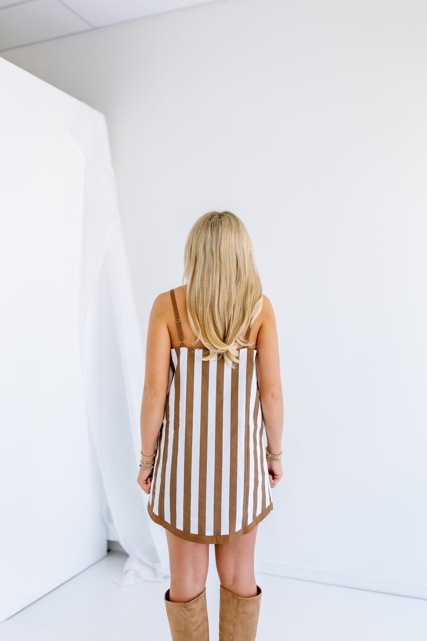 SPLIT FRONT STRIPE SET