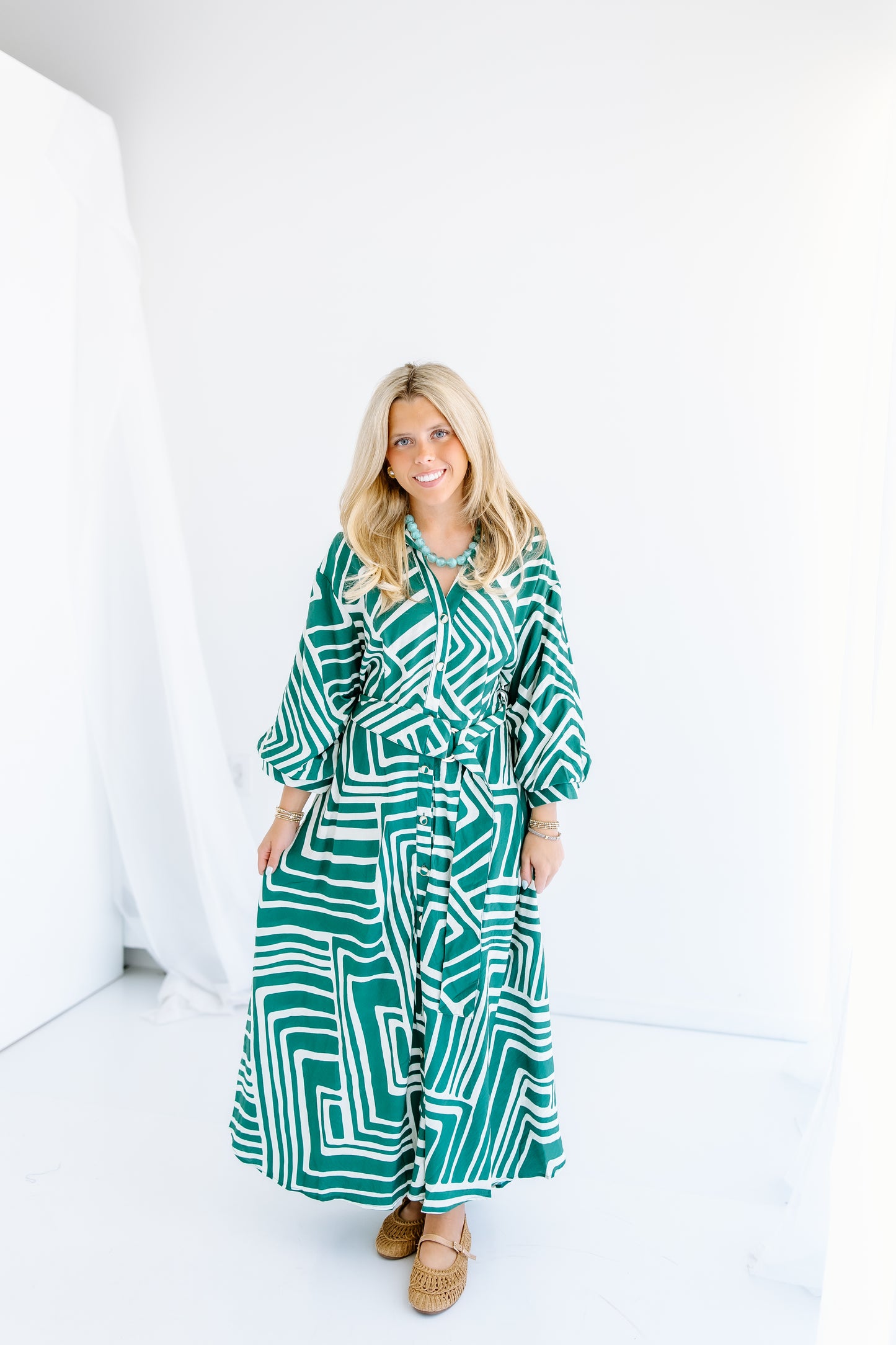 EVERGREEN MIDI DRESS