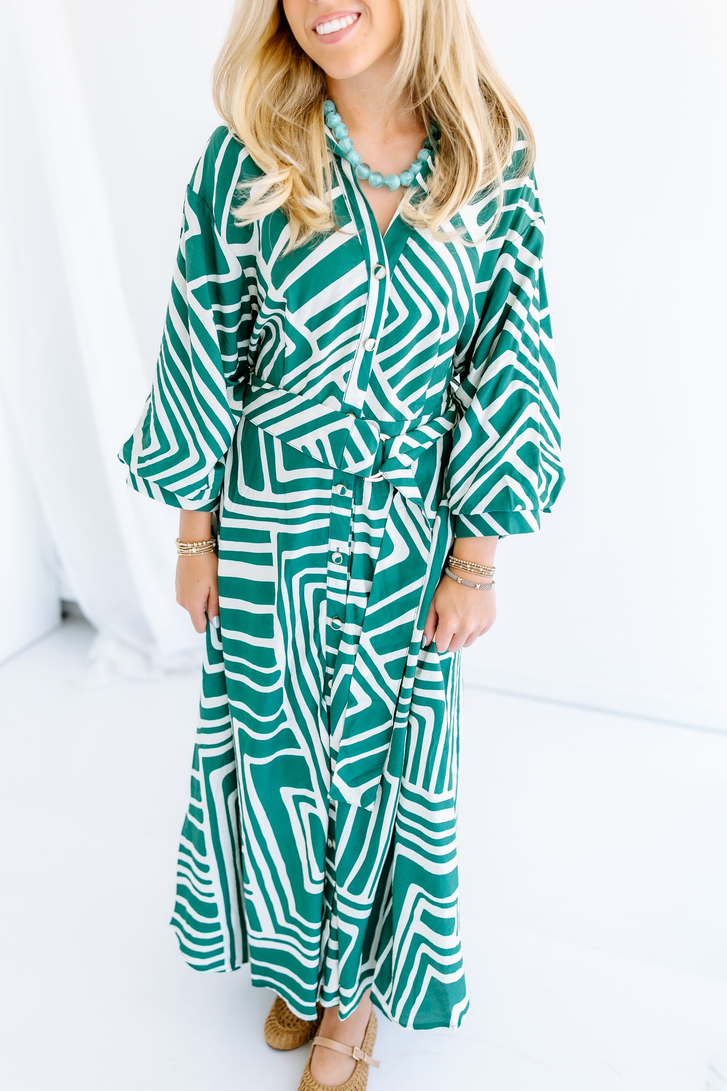 EVERGREEN MIDI DRESS