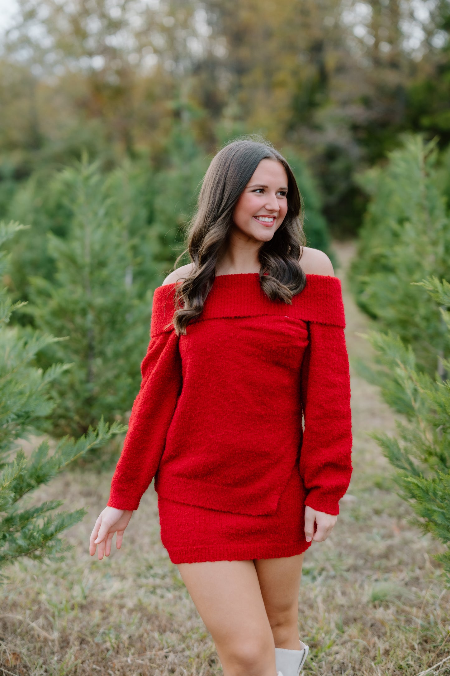 RUBY RED SWEATER SET