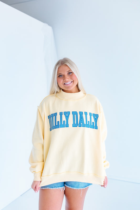 DILLY DALLY REVERSIBLE MOCKNECK
