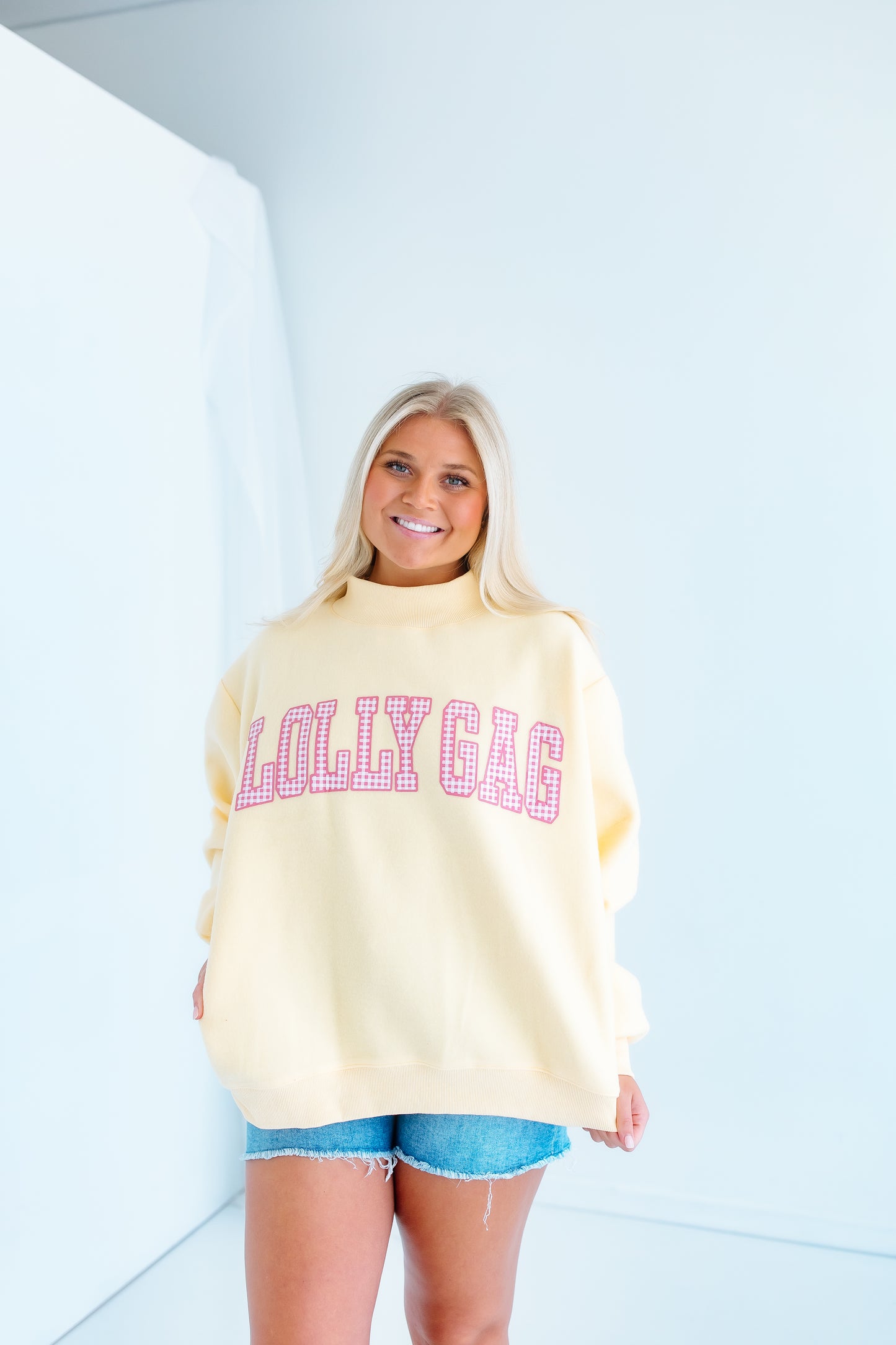 DILLY DALLY REVERSIBLE MOCKNECK
