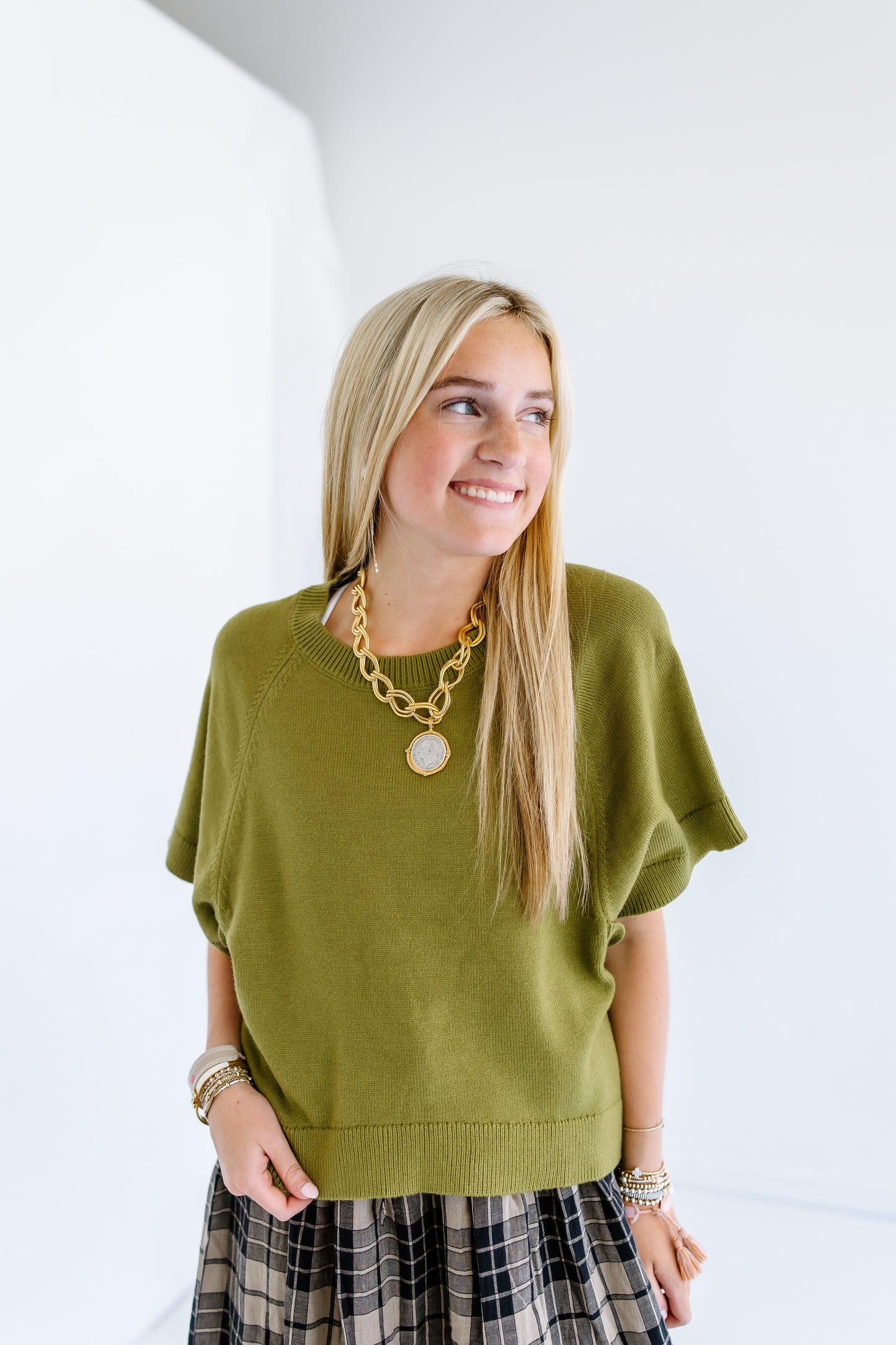 MATCHA PLEASE SWEATER TOP