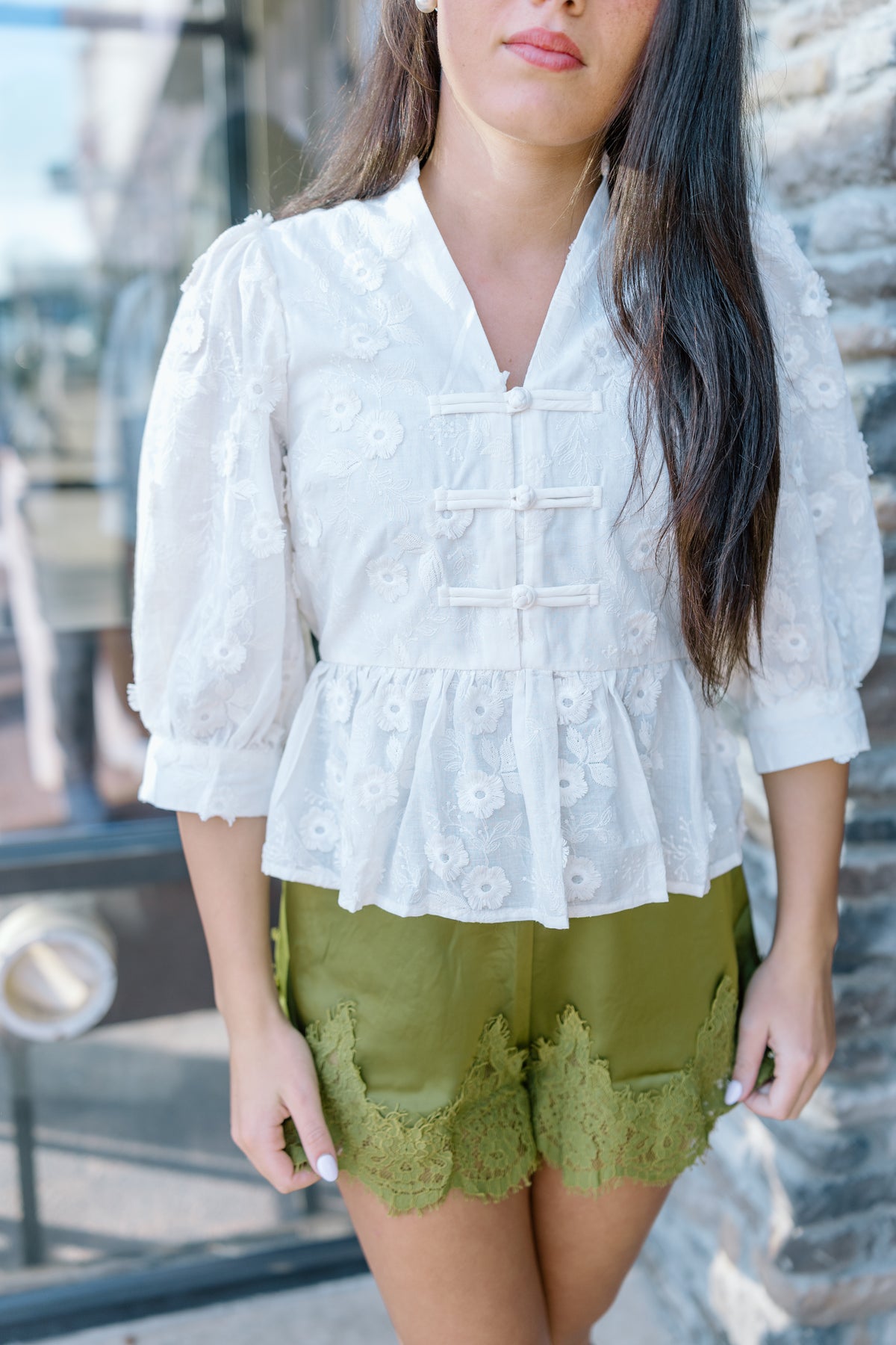 FIGURE IT OUT BLOUSE TOP