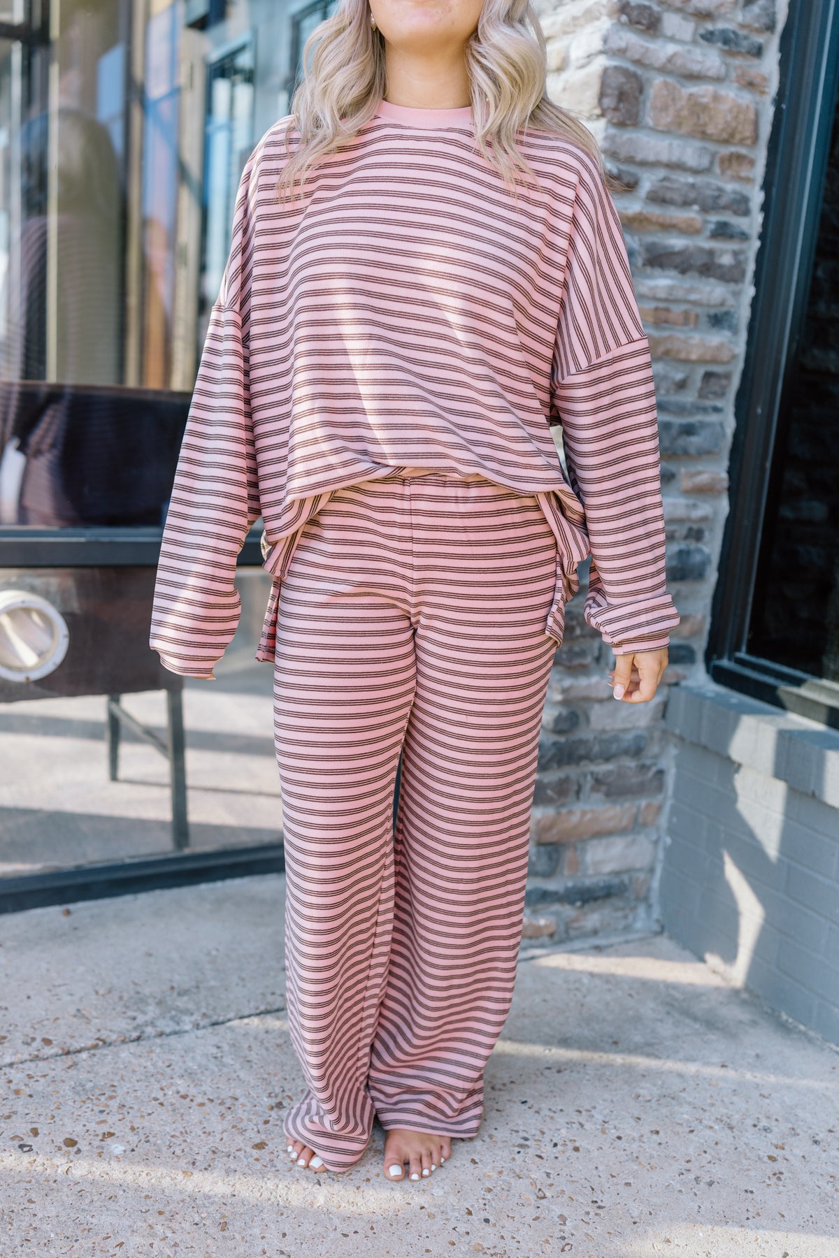 KAYLA STRIPE LOUNGE PANTS