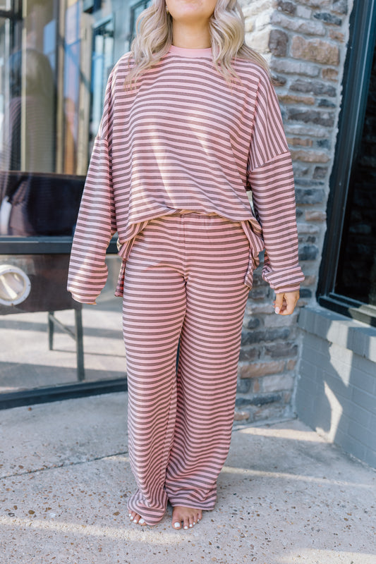 KAYLA STRIPE LOUNGE PANTS
